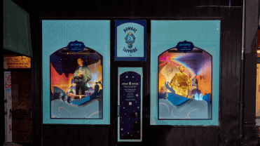 Bombay Sapphire's holiday out of home campaign