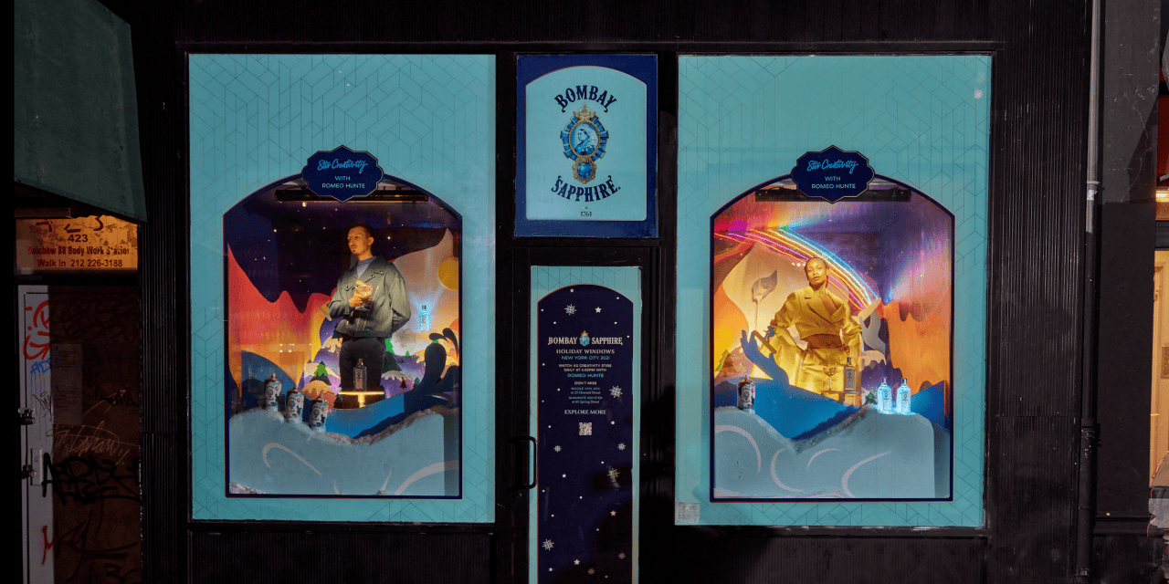 Bombay Sapphire's holiday out of home campaign