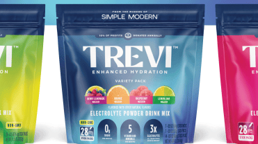 A series of Trevi electrolyte powders that read "enhanced hydration"