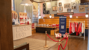 Lands' End's "Tote Tailgate Tour" event in Bloomington, Indiana.