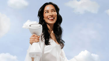 Woman holding a Nori steamer